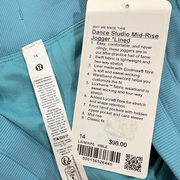 Lululemon Dance Studio Mid-Rise Jogger *Full Length Washed Blue - Picture 8 of 8
